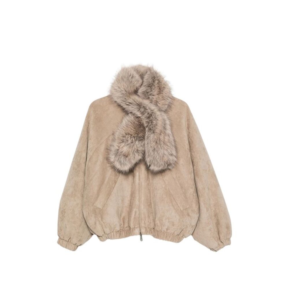Valentini 1972 Neutrals Jackets - Oversized Jackets Women